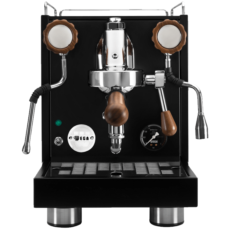 black wega mini espresso black